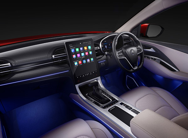 2022 MG Hector Facelift Interior Revealed - Massive 14-inch Infotainment Screen