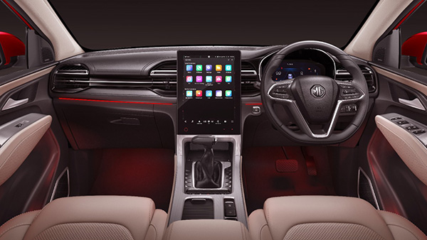 2022 MG Hector Facelift Interior Revealed - Massive 14-inch Infotainment Screen