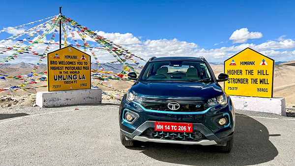 Tata Nexon EV Max Becomes First Electric Car To Reach Umling La - The World’s Highest Motorable Road