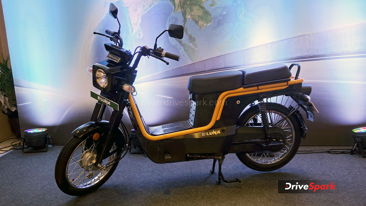 ELuna Electric Moped Launched In India At Rs 69,990