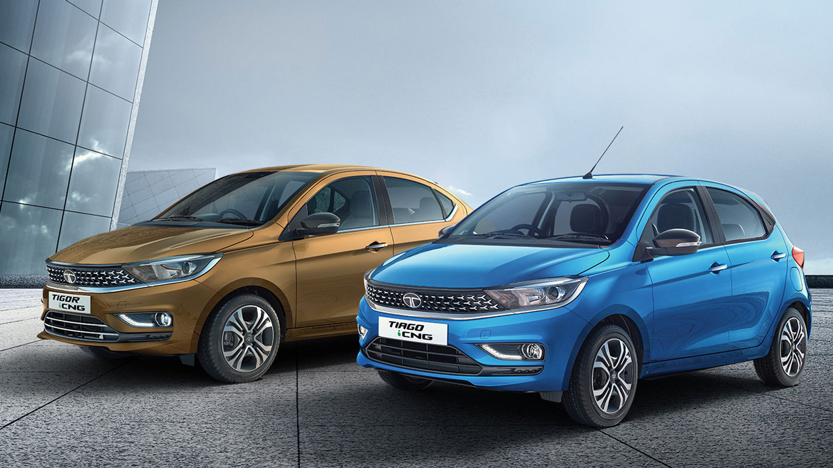 Tata Tiago iCNG AMT & Tigor iCNG AMT Launched In India India's First