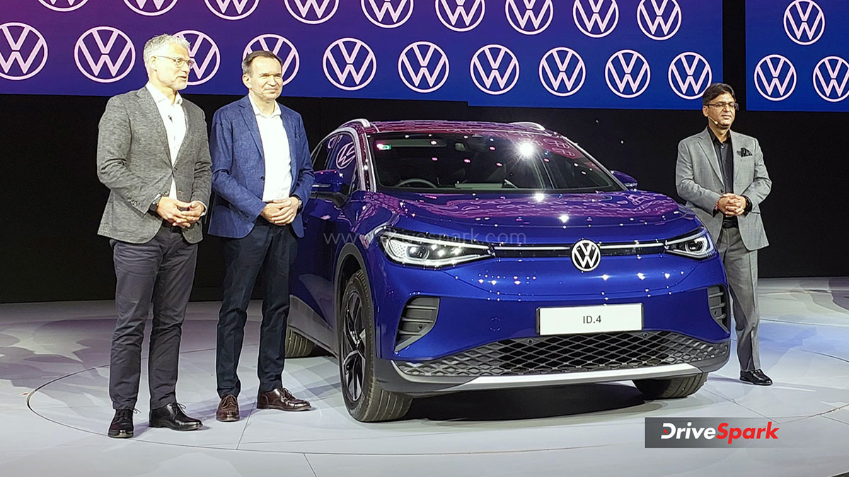 Volkswagen ID4 Showcased - Specs| Features| Images | Range - DriveSpark ...