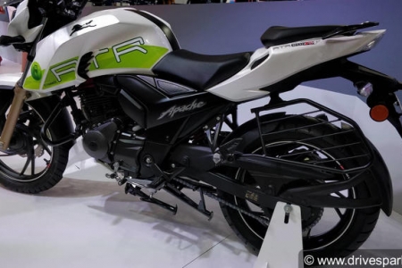 TVS Apache RTR 200 Fi Ethanol Photos - Auto Expo 2018 Images
