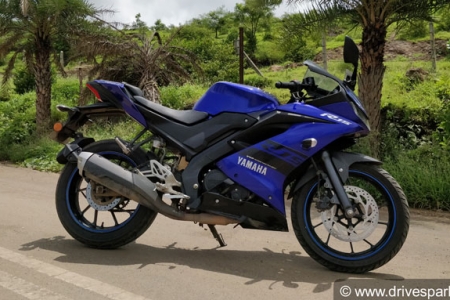 Yamaha YZF R15 v3-0 Photos - Auto Expo 2018 Images