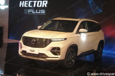 MG Hector Plus Photos - Auto Expo 2020 Images