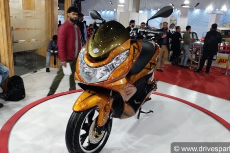 Okinawa Cruiser Electric Scooter Photos - Auto Expo 2020 Images