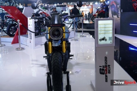 2023 Moto Morini Seiemmezzo Scrambler Photos - Auto Expo 2023 Images