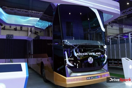 Ashok Leyland 13.5 CNG Sleeper Photos - Auto Expo 2023 Images