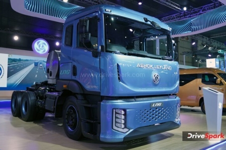Ashok Leyland A6 LNG 6X4 Tractor Photos - Auto Expo 2023 Images