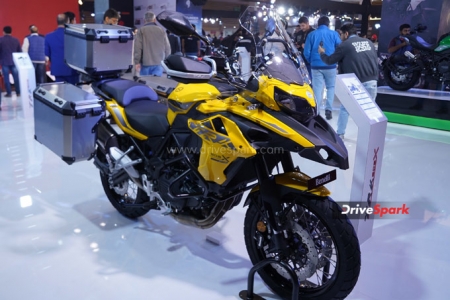 Benelli TRK 502X Limited Edition Photos - Auto Expo 2023 Images