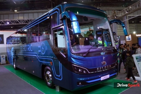 Eicher Intercity Coach 13.5m EV Photos - Auto Expo 2023 Images