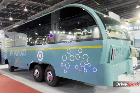 Hexall Bubble Bus Photos - Auto Expo 2023 Images