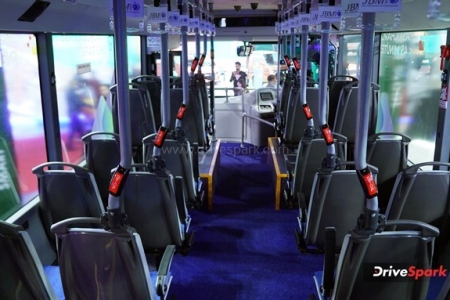 JBM Eco Life Electric Bus Photos - Auto Expo 2023 Images