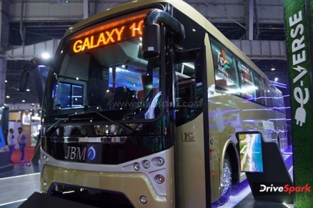 JBM Galaxy Electric Bus Photos - Auto Expo 2023 Images