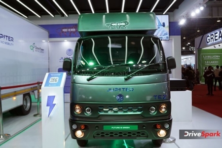 Jupiter Electric Mobility Tez Electric CV Photos - Auto Expo 2023 Images