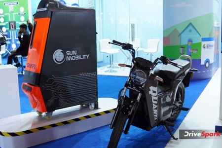 Sun Mobility Stall Photos - Auto Expo 2023 Images