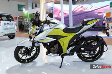 Suzuki Gixxer Flex Fuel Photos - Auto Expo 2023 Images