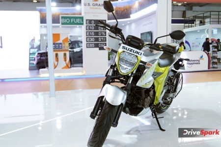 Suzuki Gixxer Flex Fuel Photos - Auto Expo 2023 Images