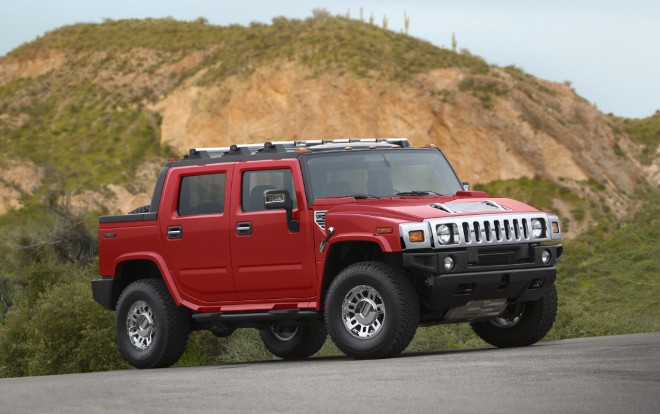 2008 Hummer H2 Victory Red Limited Edition Wallpapers