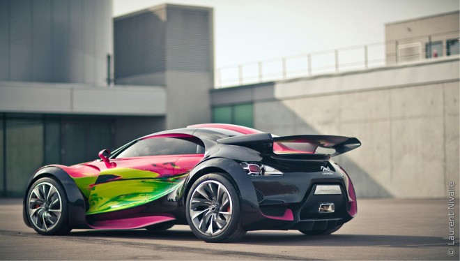 2010 Citroen Survolt Art Car Concept Wallpapers
