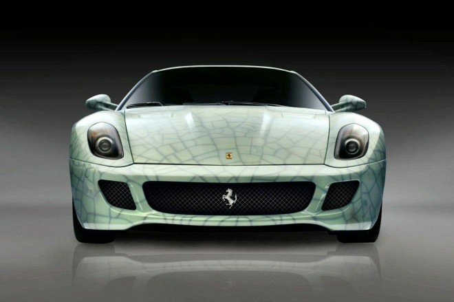 2010 Ferrari 599 GTB CHINA Cracked Porcelain Wallpapers
