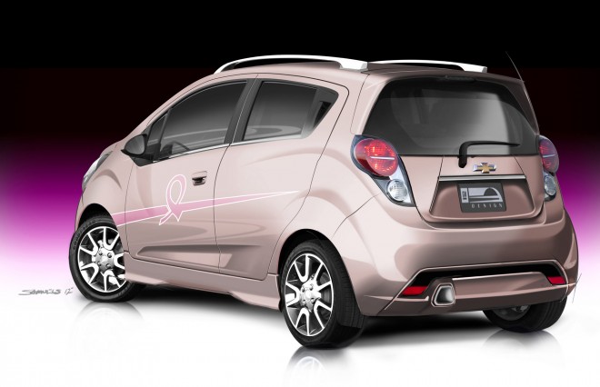 2013 Chevrolet Pink Out Spark Cancer Awareness Concept Wallpapers
