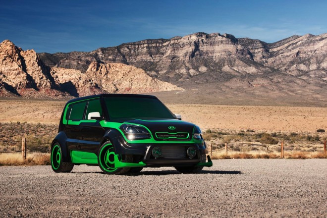 2013 Kia Green Lantern-Inspired Soul Wallpapers