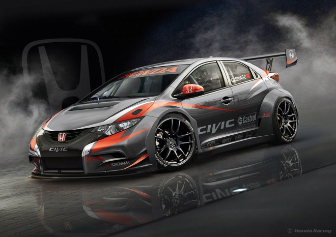 2014 Honda Civic WTCC Wallpapers