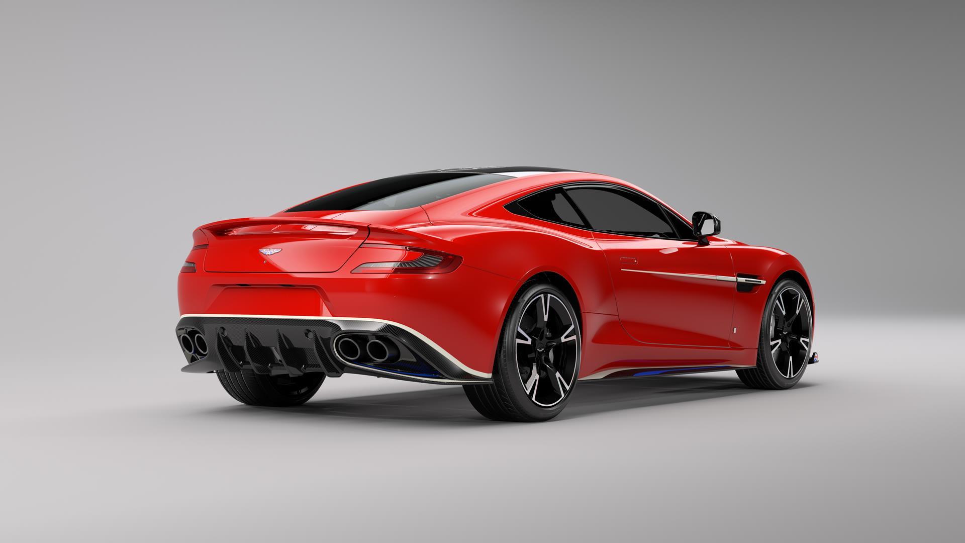 Aston Martin Vanquish Red
